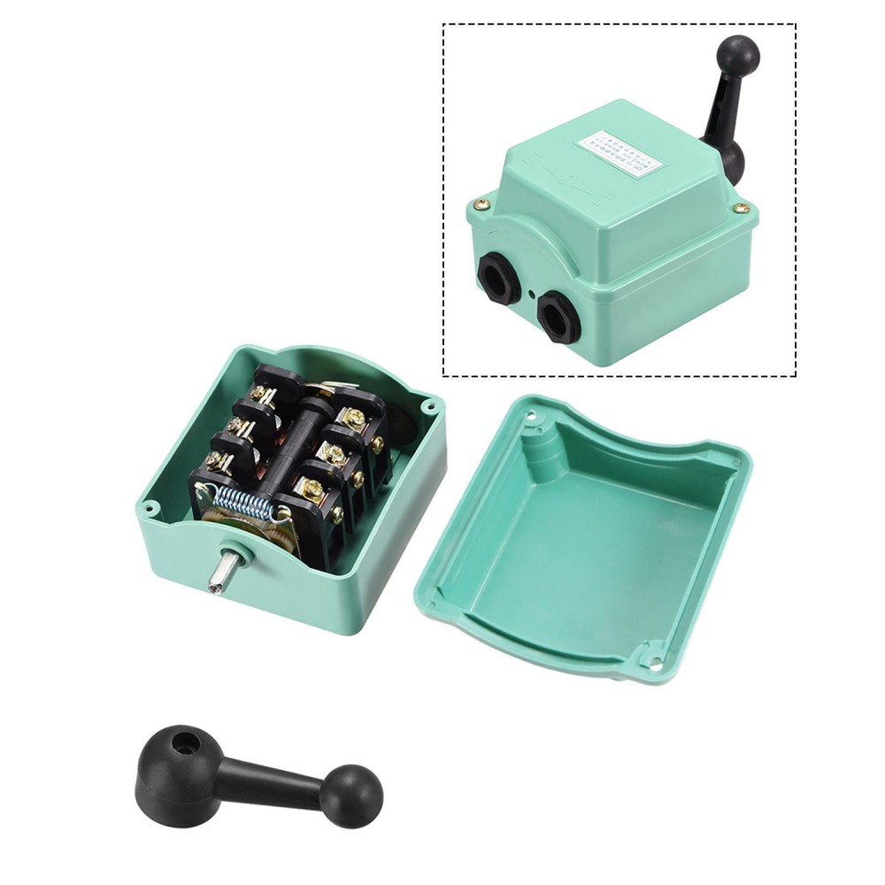 Drum Switch QS-15 3-Positon Forward/Off/Reverse Motor Control Plastic Shell 15A