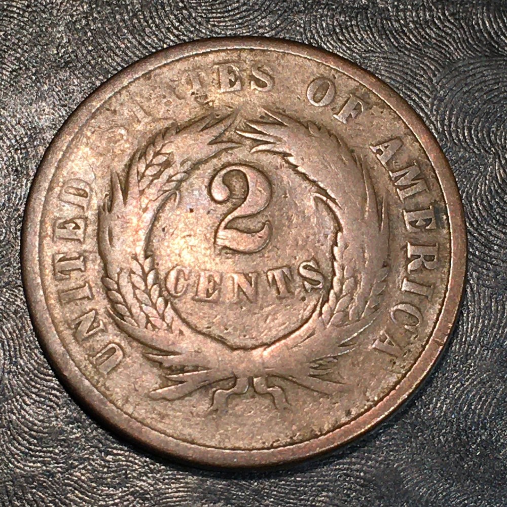 1867 Two Cent - Exact Coin Shown #R545