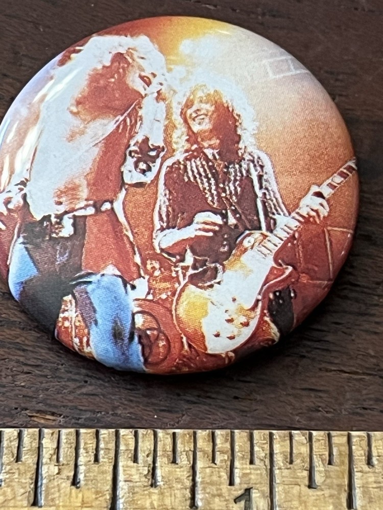 Led Zeppelin 1981 Pinback Button,  1.25 in Dia.