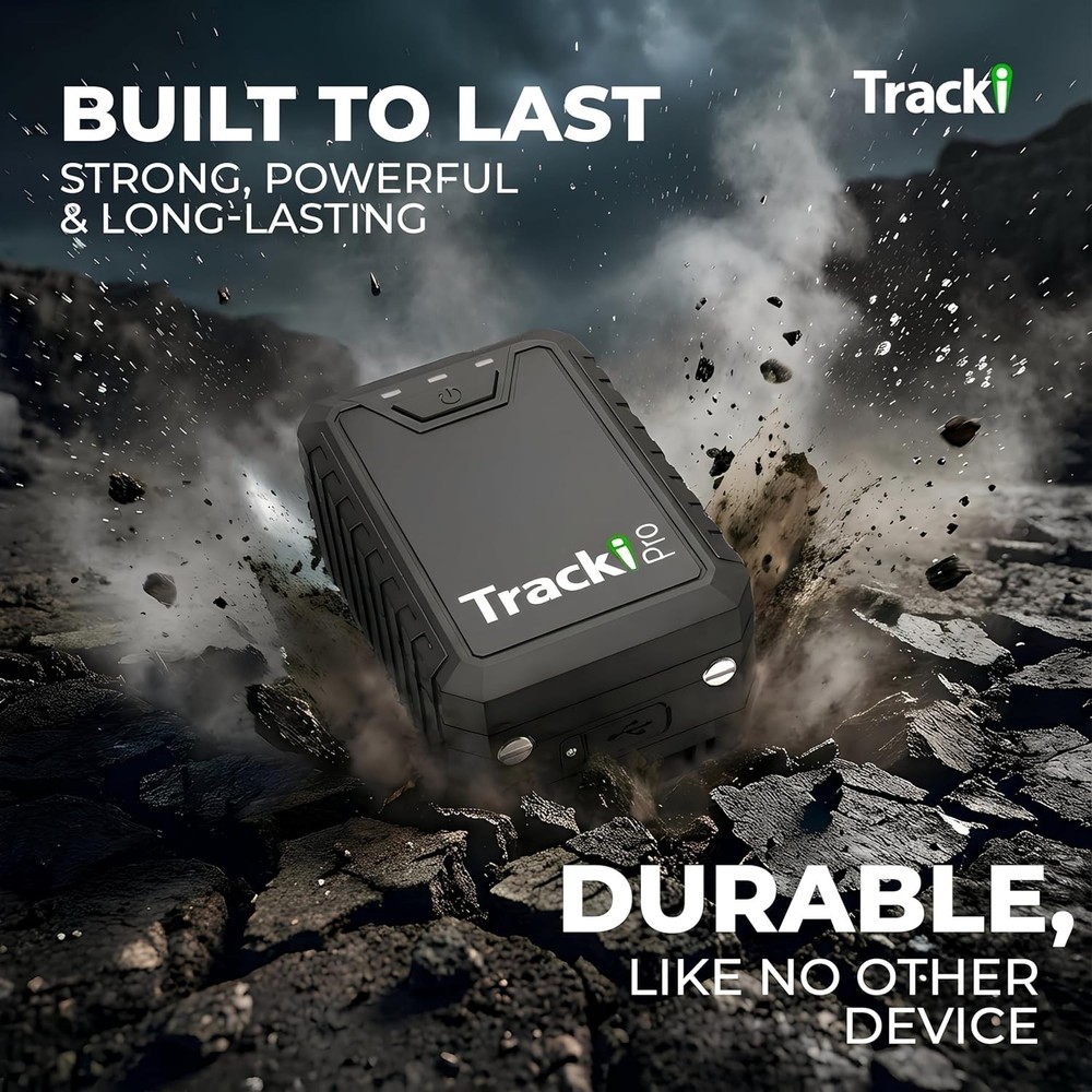 Tracki Pro GPS Tracker for Vehicles – Includes 24 Month Subscription