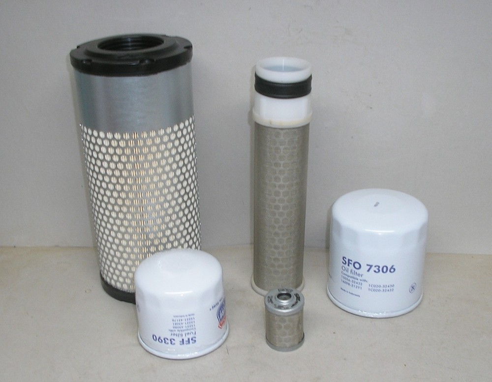 Kubota U35-4 Filter Kit - D1703M Engine