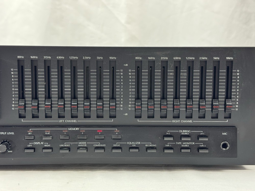 Sansui SE-9 Stereo Graphic Compu-Equalizer Black