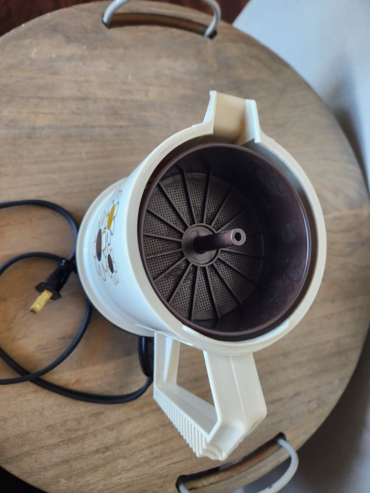 Regal Poly 5-Cup Electric Hot Pot Warmer Server Flower Pattern