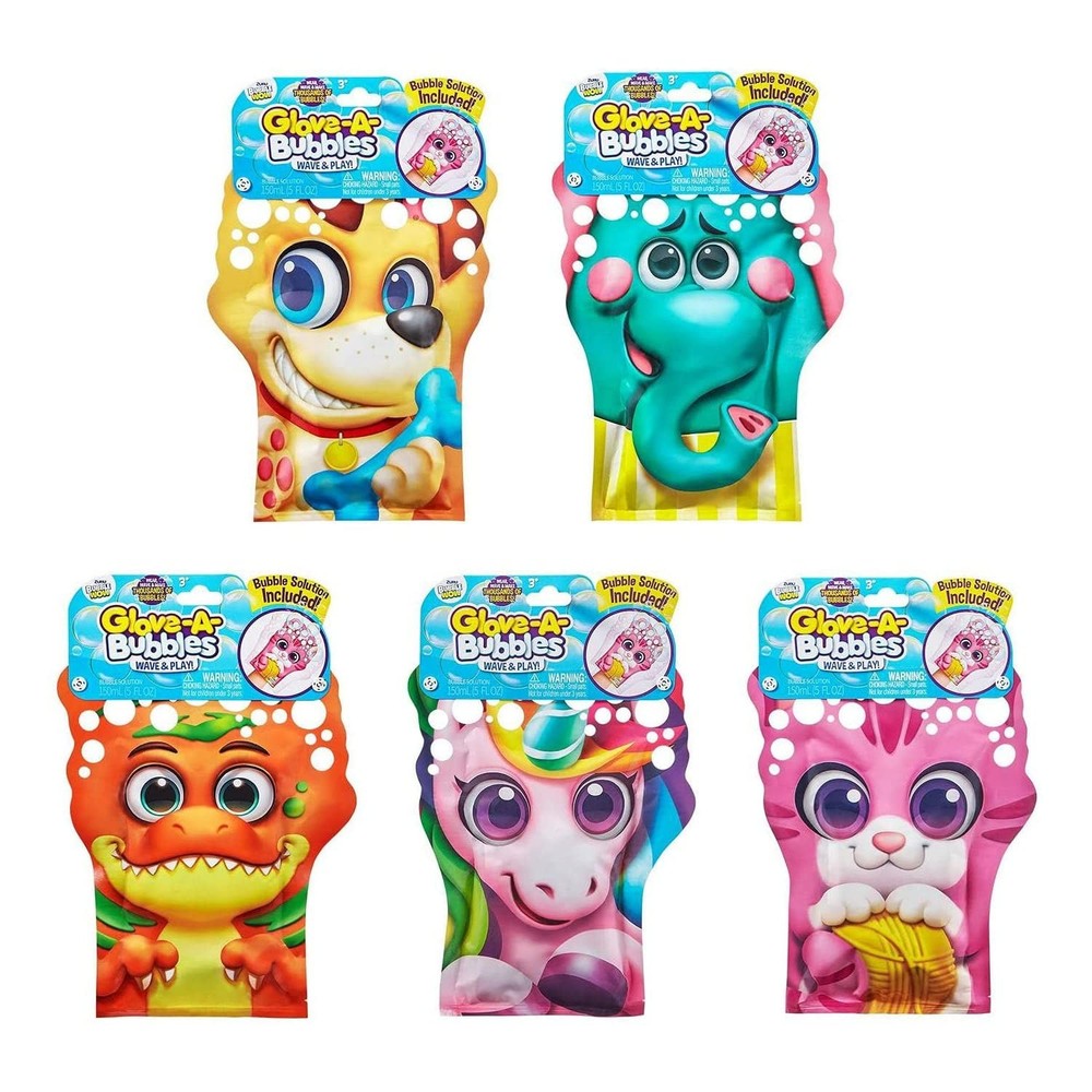 Bubble Wow Glove A Bubbles by ZURU Assorted 1 ct