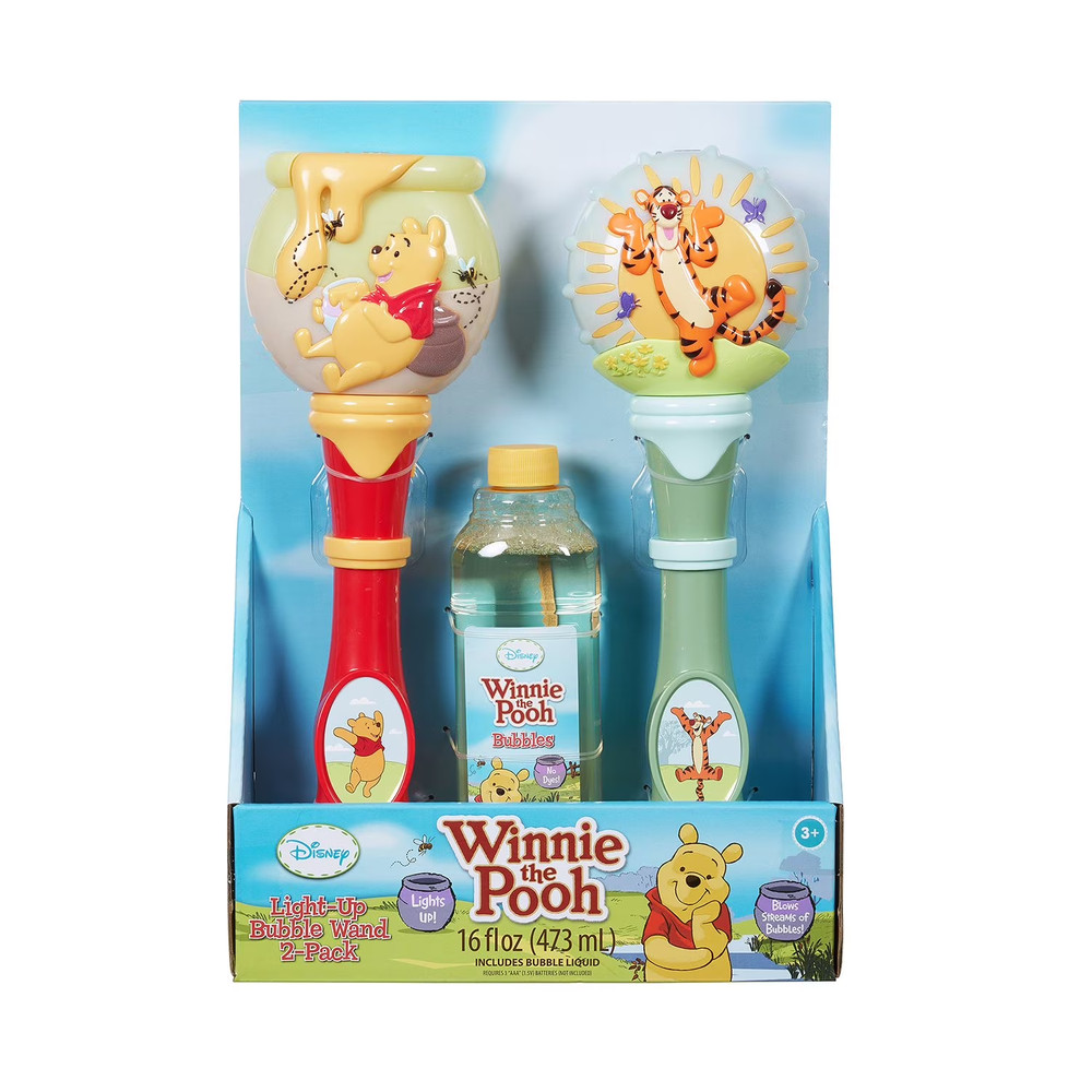Little Kids Licensed Light-Up Bubble Wands, 2 Pack