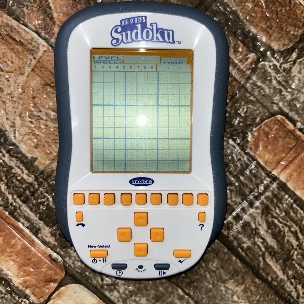 Radica Big Screen Soduko Handheld Game Works