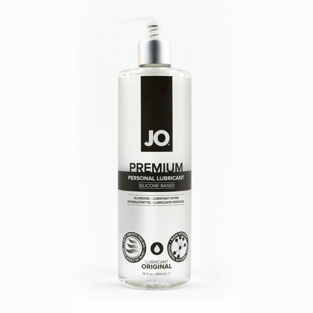 System JO Premium Silicone 16 oz - Personal Lubricant Lube