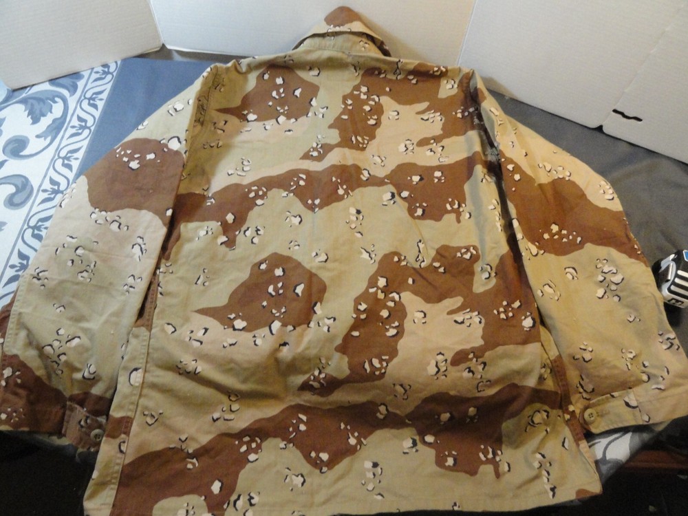 SPECIAL OPERATIONS SF NAVY SEALS DELTA CHOCOLATE CHIP JACKET MEDIUM LONG