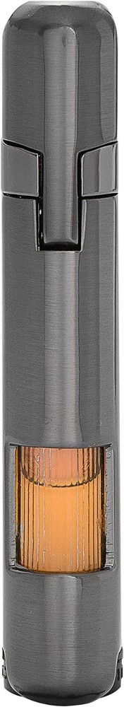 Palió Lazio Single Angled Jet Flame Cigar Lighter, Refillable, Gunmetal