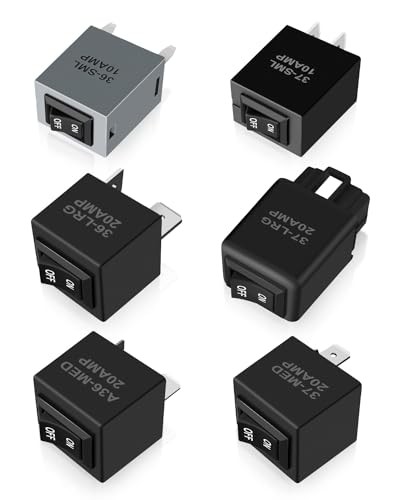 9038 Relay Bypass Switch Replacement Kit - 6Pcs Relay Tester, Without Amp Loop