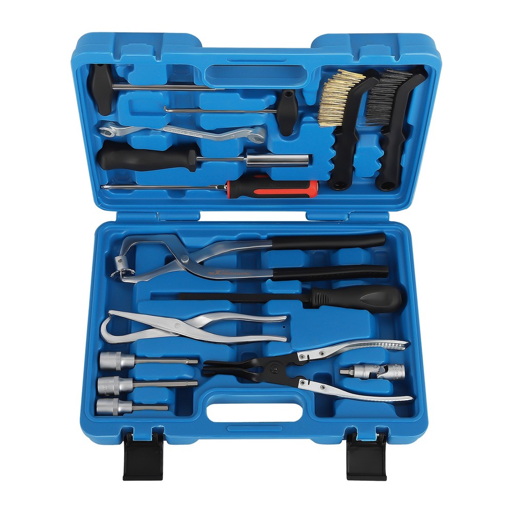 15PCS Brake Drum Tool Kit with Brake Spring Pliers/Compressor/Puller Tool