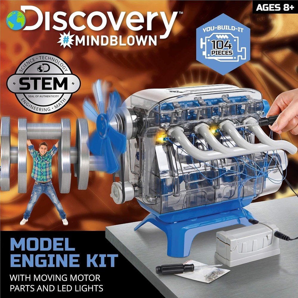 4-Cylinder Combustion Engine Building Kit – Master Mechanical Engineering