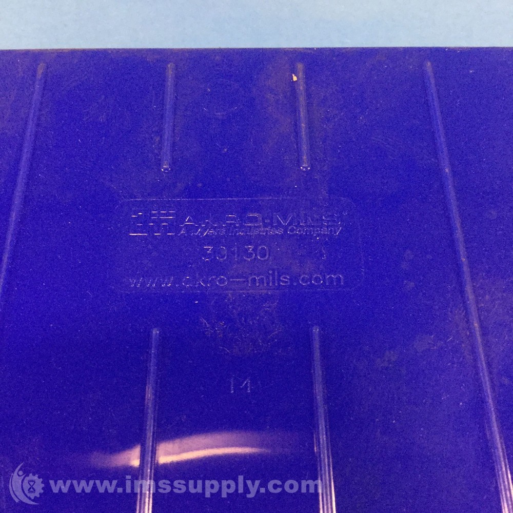 Akro Mils 30130 Blue, Plastic Shelf Storage Bin USIP