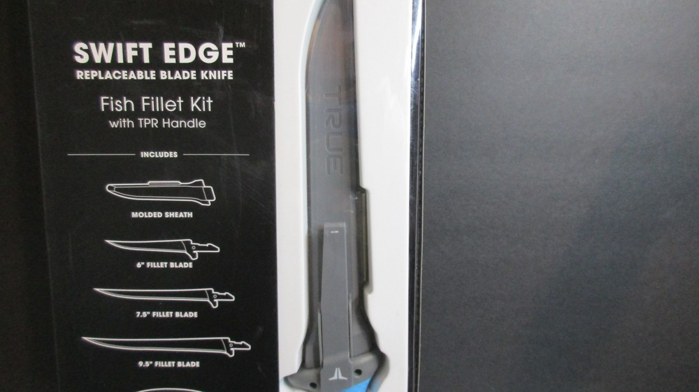 True Fish Fillet Kit multiple Blades and Case
