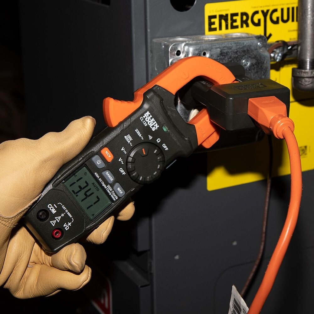 Klein Tools CL120 400 Amp AC Auto-Ranging Digital Clamp Meter New