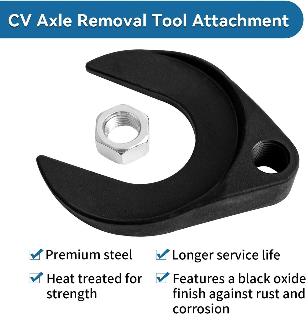 Front Wheel Drive Axle Removal Tool and Nut CV Joint Puller Slide Hammer Adapter