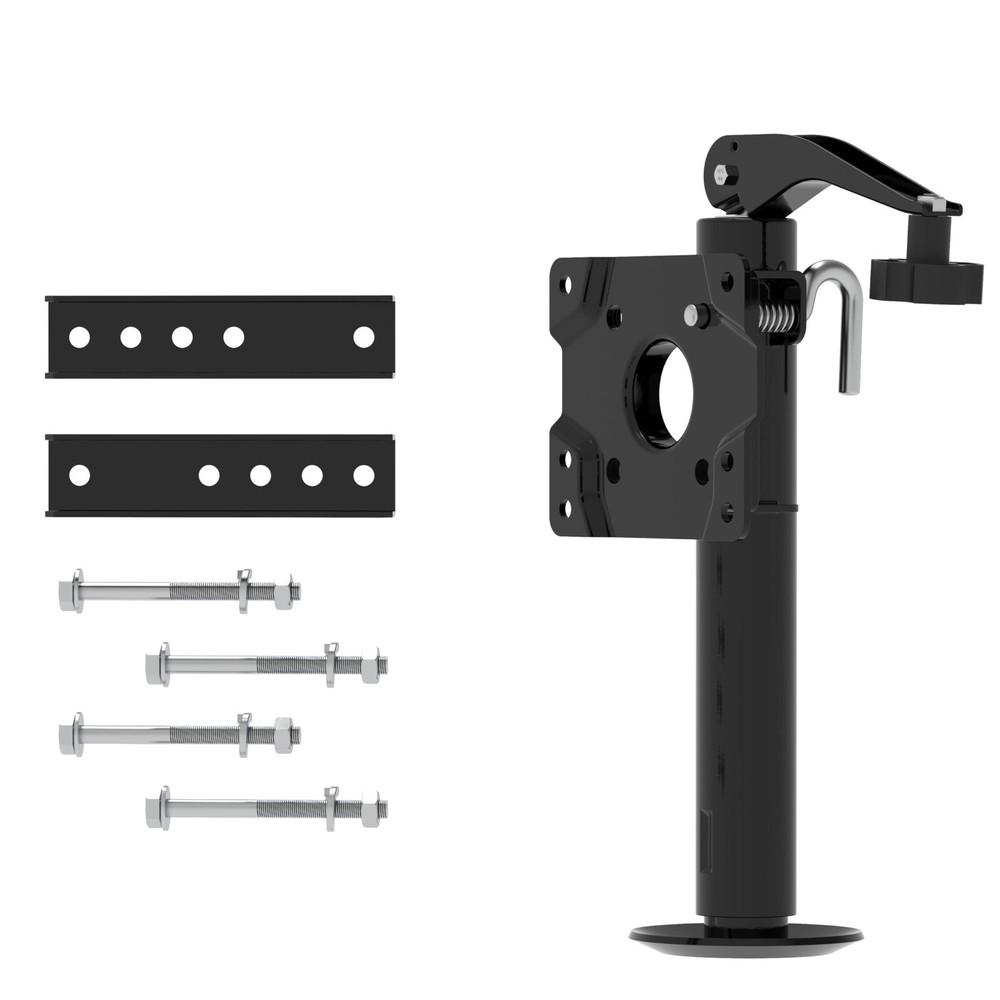 Swivel Bolt-on Trailer Jack, Trailer Jack Stand, 10" Vertical Movement, 1000 lbs