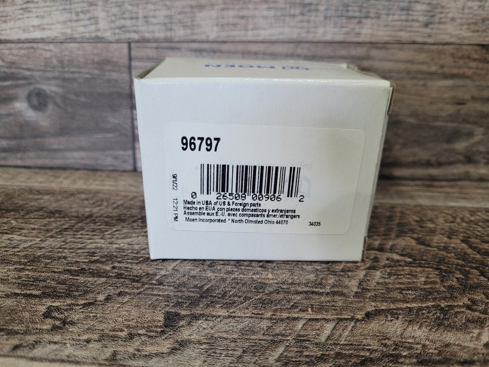 Genuine Moen Chateau Single-Knob Tub Shower Replacement Kit Chrome/White Insert.