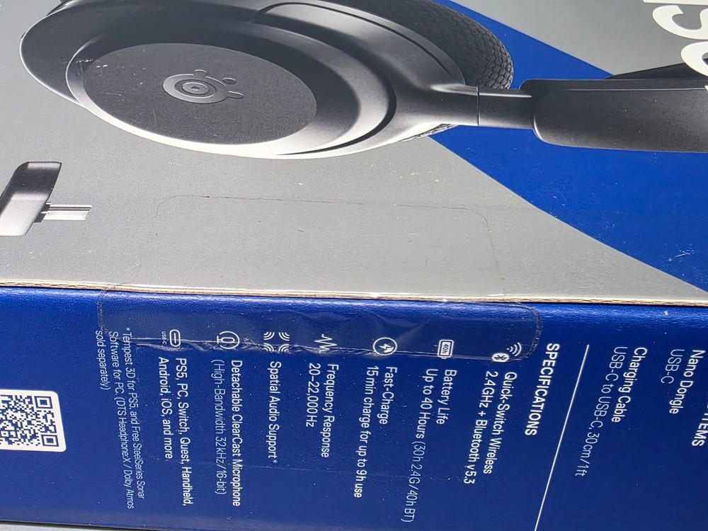 Steelseries Arctis Nova 3P Wireless Playstation Multi-Platform Headset Sealed