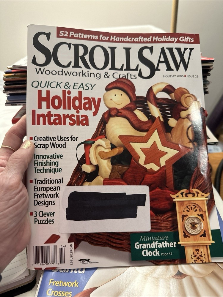 Scroll Saw Workshop Magazines Full Size Pattern Holiday 2006 Scroll Saw
