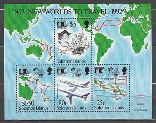 Salomon - Yvert 32 ** MNH Cristobal Colon