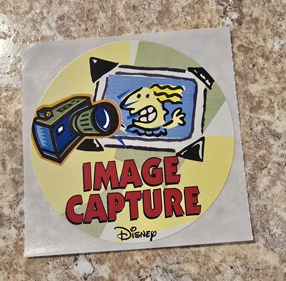 Vintage Disney Image Capture Sticker
