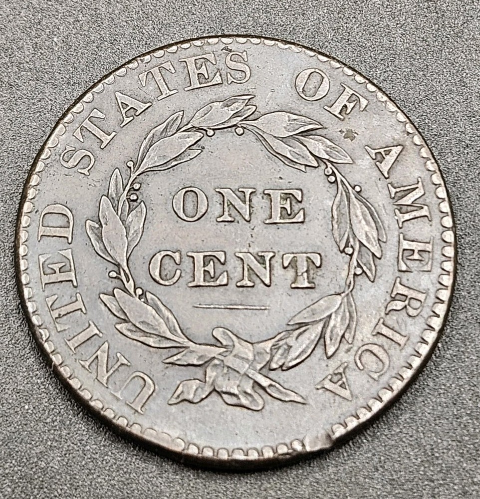 1822 Coronet Head Large Cent | EXTRA FINE Details