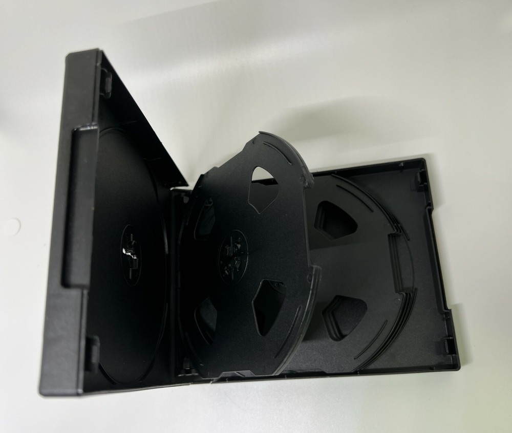 10 NEW MULTI-10 TEN DISC CD DVD POLY CASES BOX WITH SLEEVE, PS10