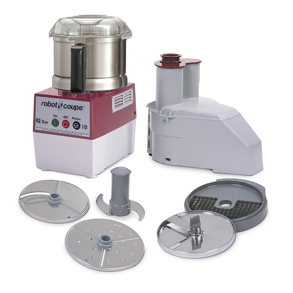 Robot Coupe R2UDICE Combination Continuous Feed Food Processor / Dicer