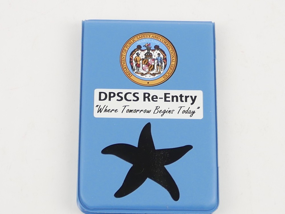 5" x 3.5" Notepad DPSCS Re-Entry NEW