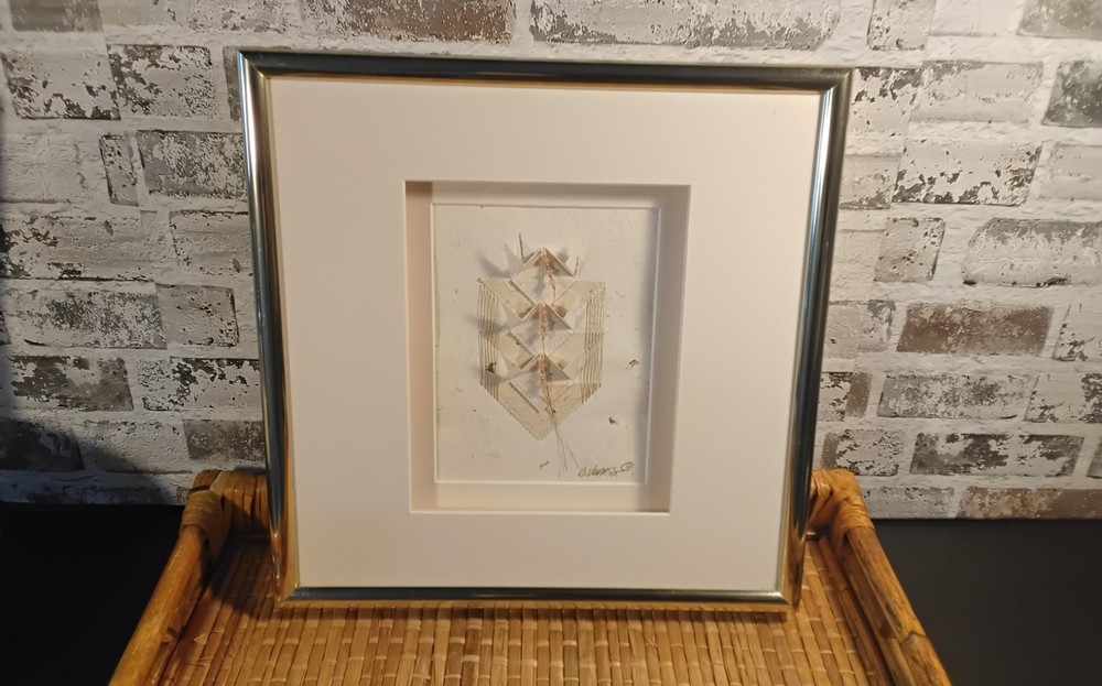 Betsy Veness Artist Proof Embossed Stitching Artwork Signed Numbered Frame