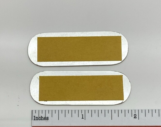 Sequence Speaker Badge Logo Emblem PAIR Custom Made Aluminum