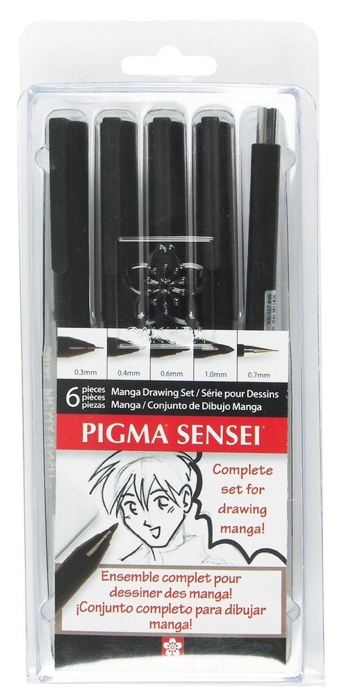 Sakura Pigma Sensei Sketching & Inking Set 6 pc #50200