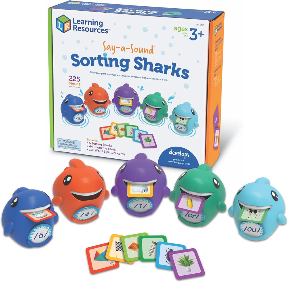 Learning Resources Say-a-Sound Sorting Sharks Learning Activities Learn to Read