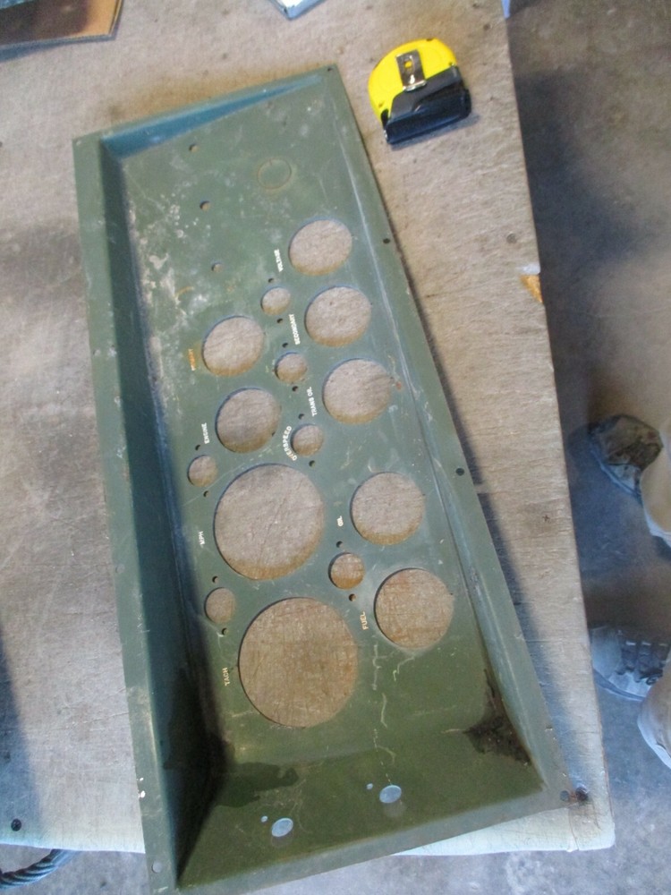 Used? NOS? Instrument Dash Panel, Stripped, for M939 Series 5-Ton M923 etc.