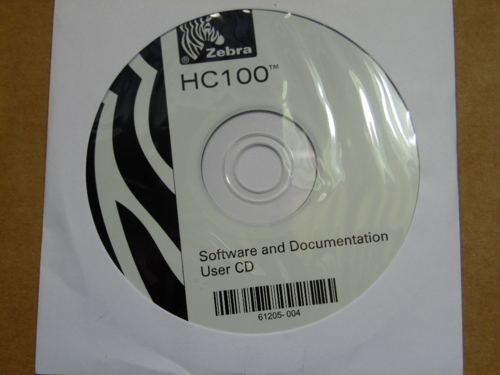 Zebra HC100 software and documentation User CD
