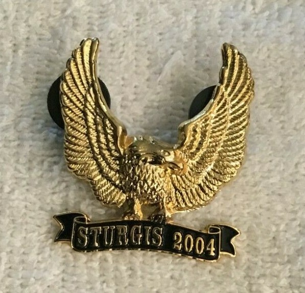 2004 Sturgis Eagle Metal Hat / Lapel Pin Motorcycle Event