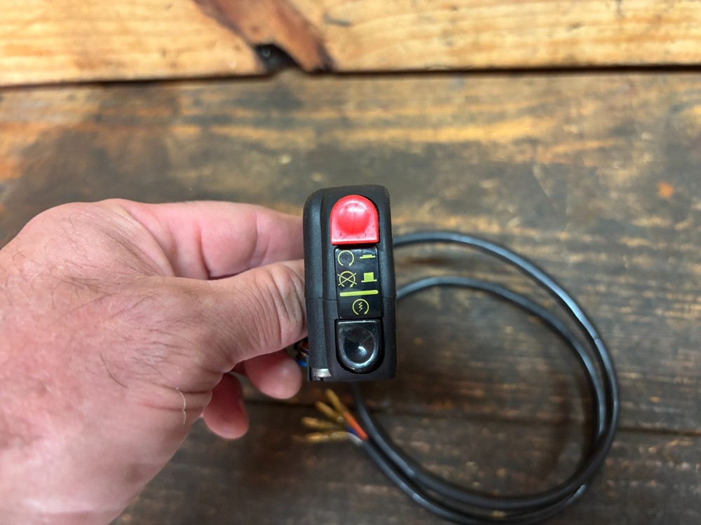 NOS Domino Start Kill Switch Handlebar Control