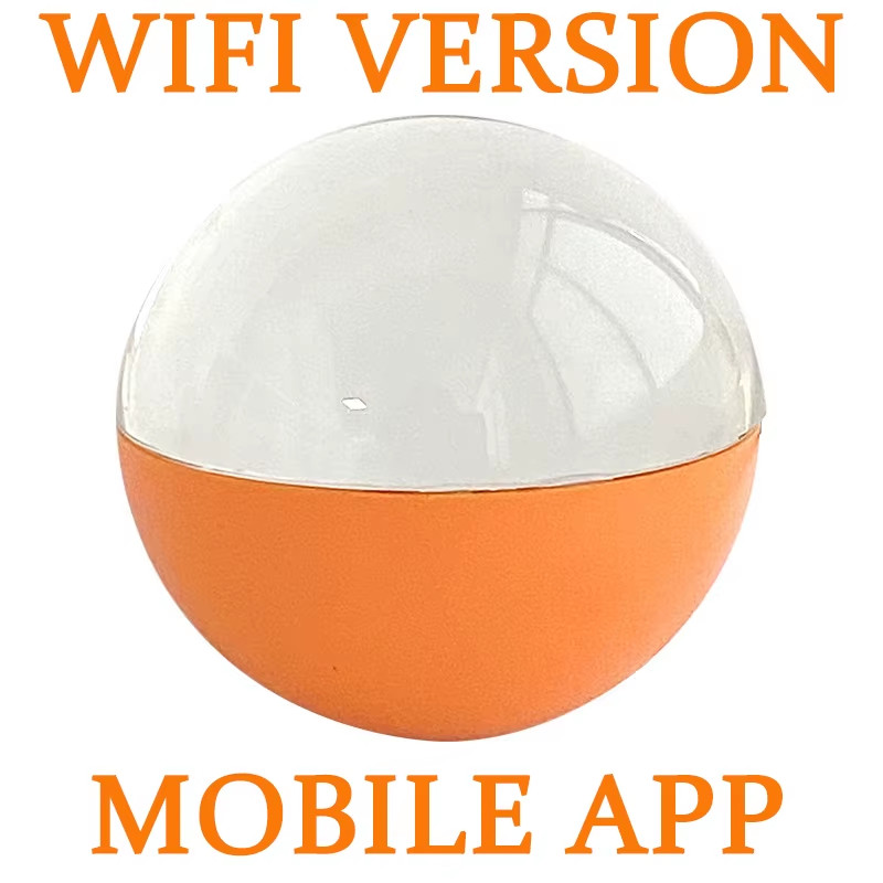 Mobile APP WIFI Version Can Customize 3D Crystal Balls, Audio and Video Electron