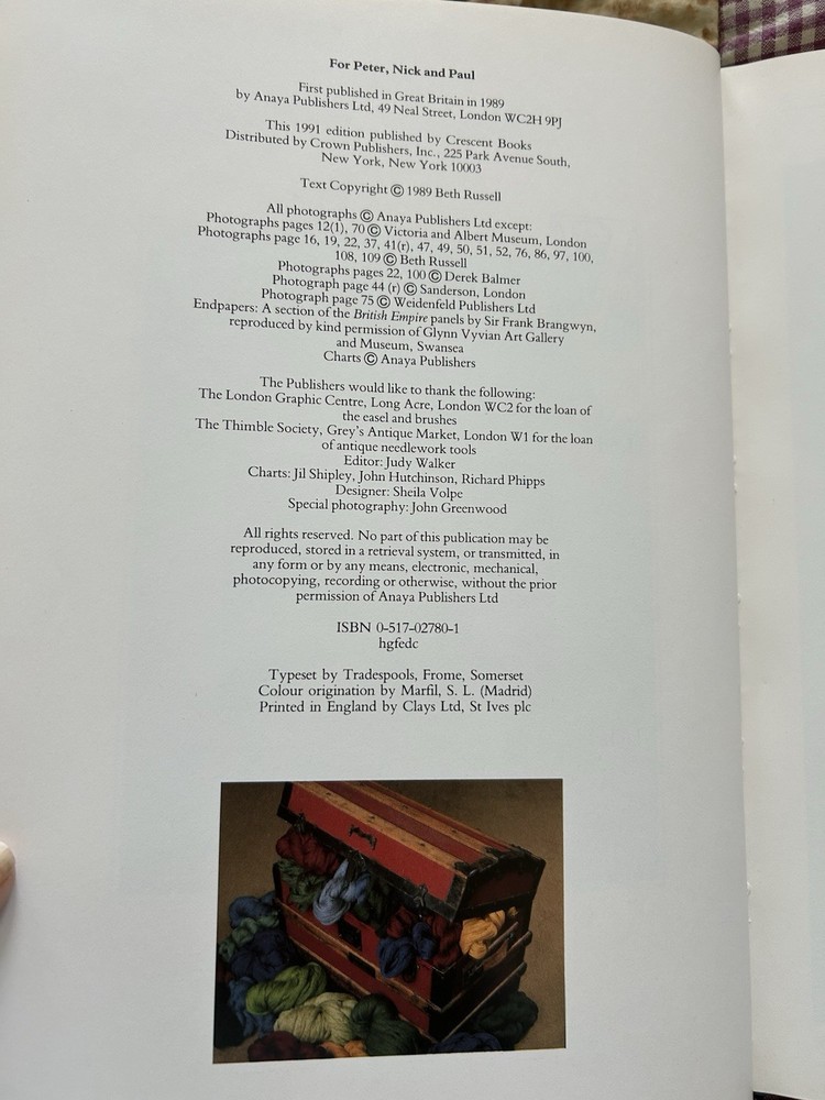 Group Of 4 Vintage Needlepoint Books For Needlework Enthusiasts Includes Pattern