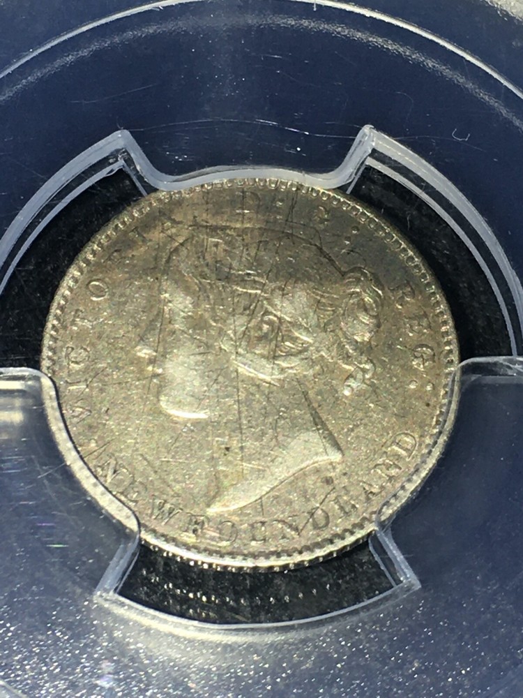 1880 Newfoundland, ¢10 Cent, PCGS Graded, **EF-40**
