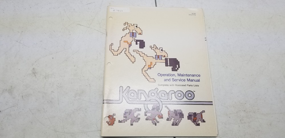 Kangaroo atari 1982 arcade video game Manual #4402