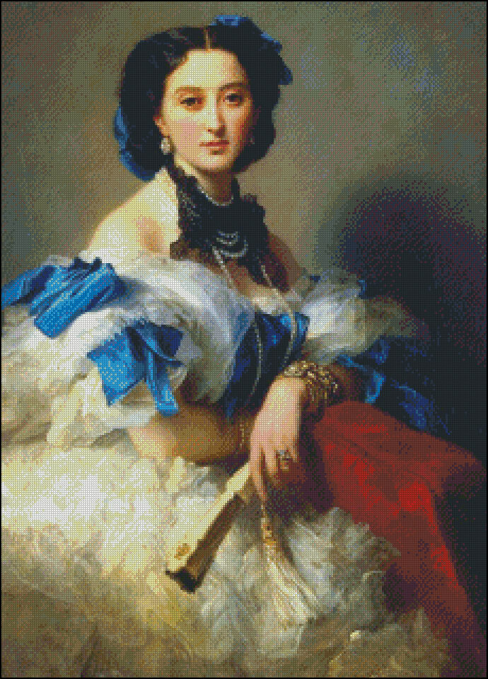 Chart Needlework DIY - Counted Cross Stitch Patterns - Countess Varvara