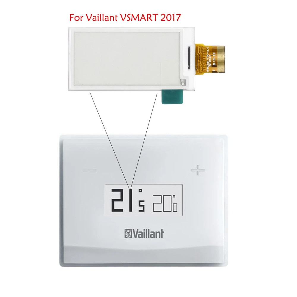 2.13 Inch EPD Display for Vaillant VSMART 2017 Ink Display Replacement