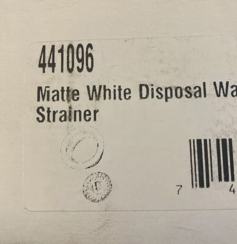 BLANCO 441096 Kitchen Garbage Disposal Flange, 3.5" White