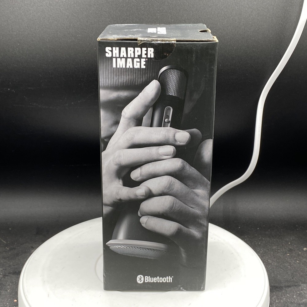 Sharper Image Dual Speaker & Microphone Bluetooth SBT627 Rechargeable Battery