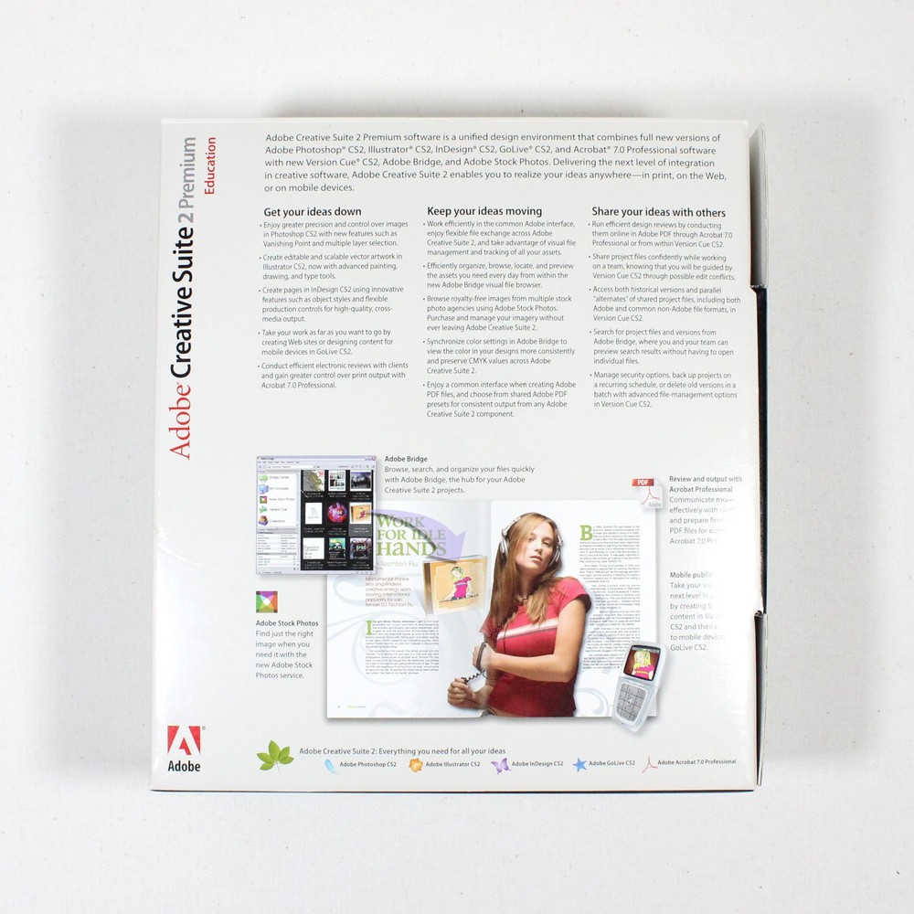 Adobe Creative Suite 2 Premium Education for Windows (2005) Includes Serial Key