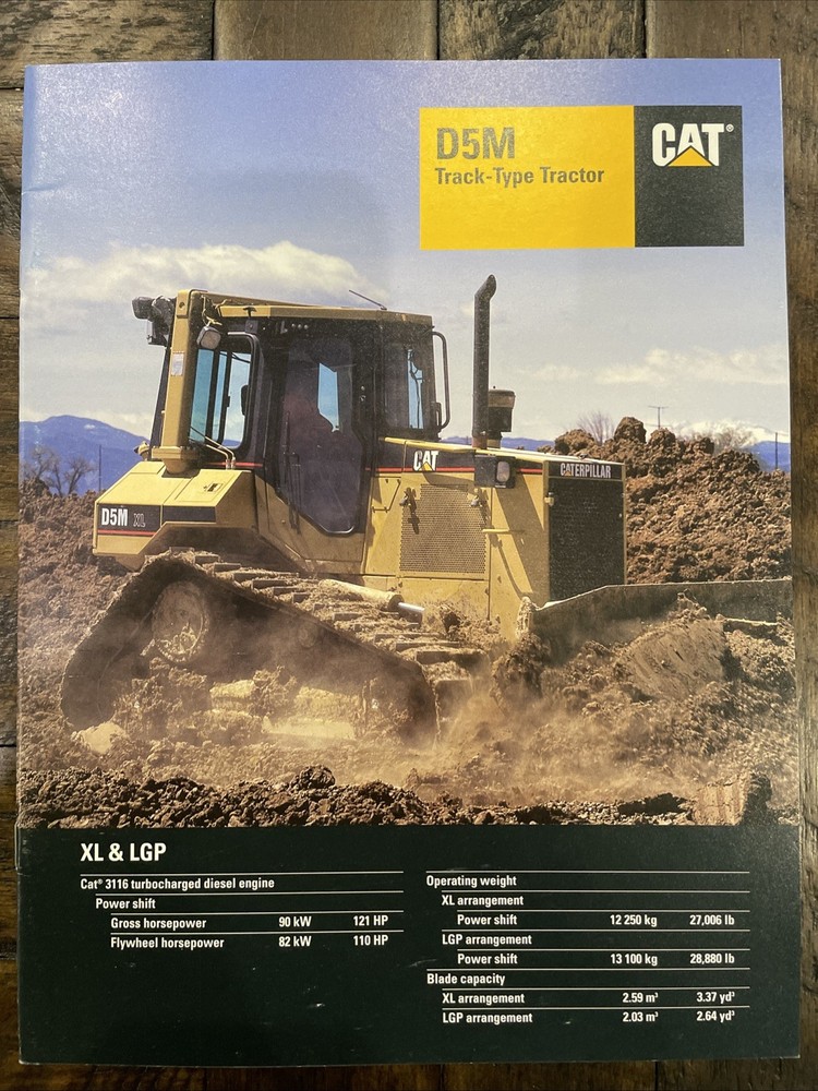 Caterpillar D5M Brochure ‘98