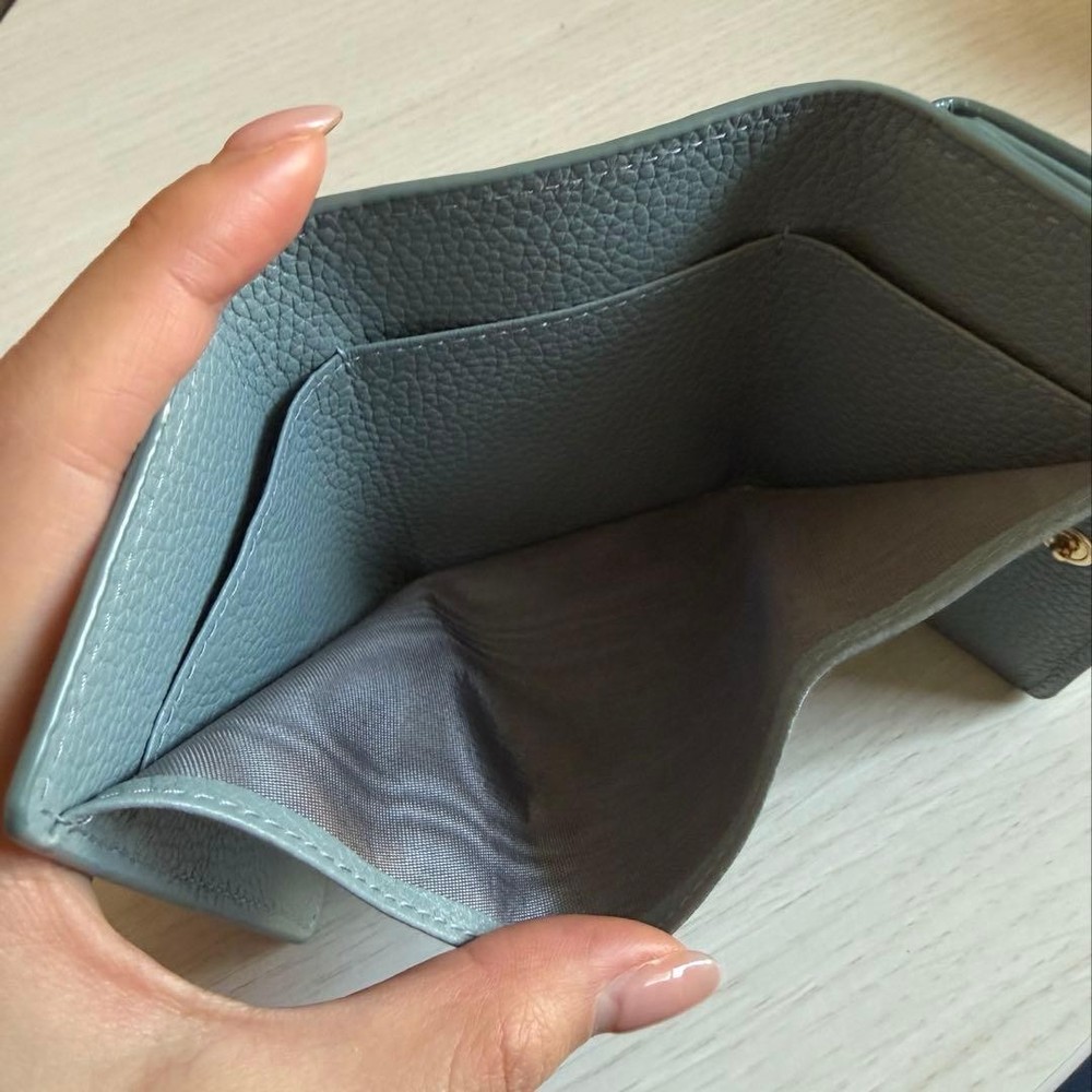 miumiu Wallet with Box Used Tri-Fold Wallet