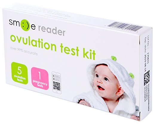 OVULATION Test Strips iOS/Android Smilereader 5 LH + hCG FERTILITY TRACKING APP